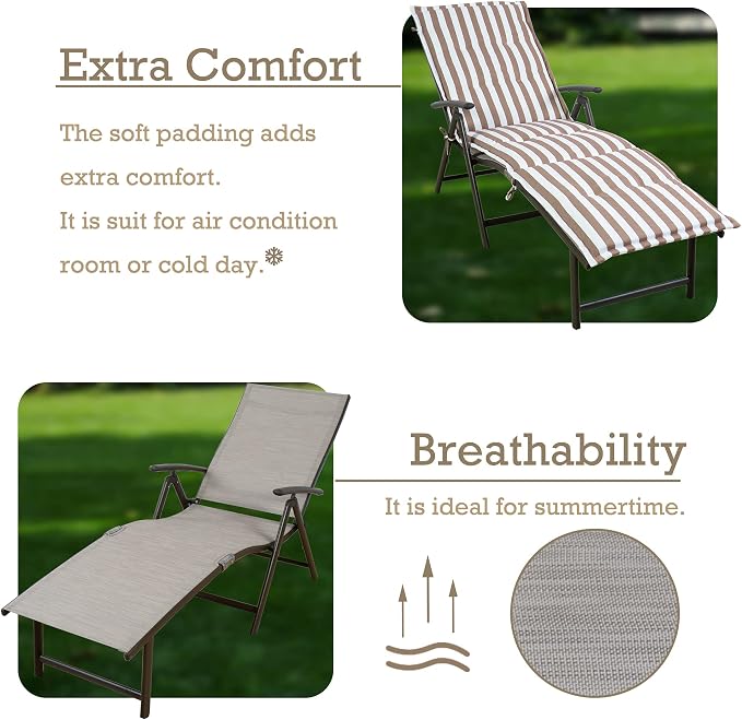 Kozyard Cozy Aluminum Reclining Lounge Chair - Image 7