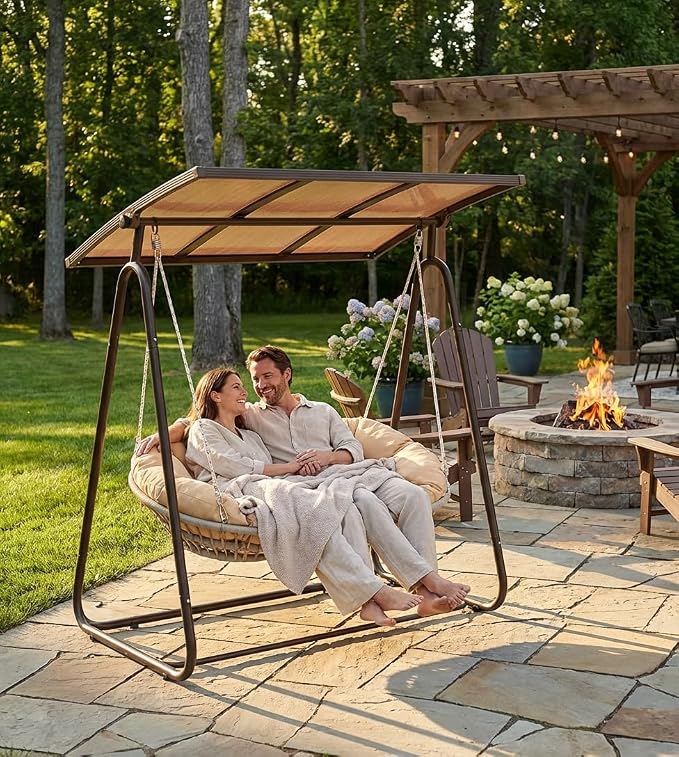 2-Person Outdoor Porch Swing - Image 8