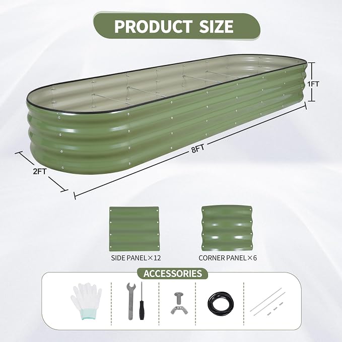 Galvanized Raised Garden Bed - Image 6