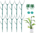 10 Pack Adjustable Plant Support Stakes, Stackable Plant Support Pole by Unknown