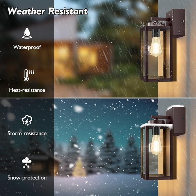 BesLowe 2-Pack Porch Lights - Image 4