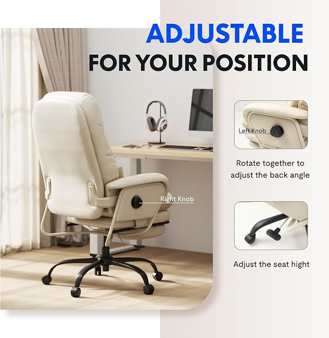 FLEXISPOT Luno 2-in-1 Chaise Lounge Chair Indoor - Image 7