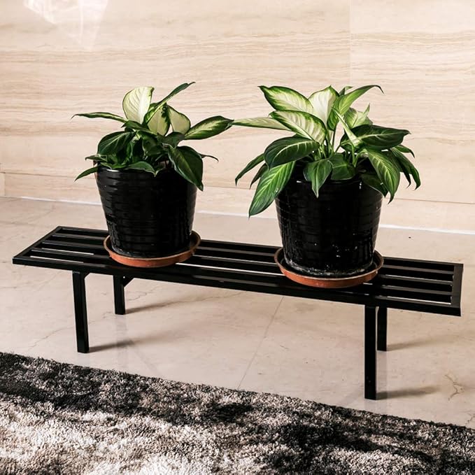 Zhongma One Tier Metal Plant Stand Heavy Duty Plant Holder - Image 2