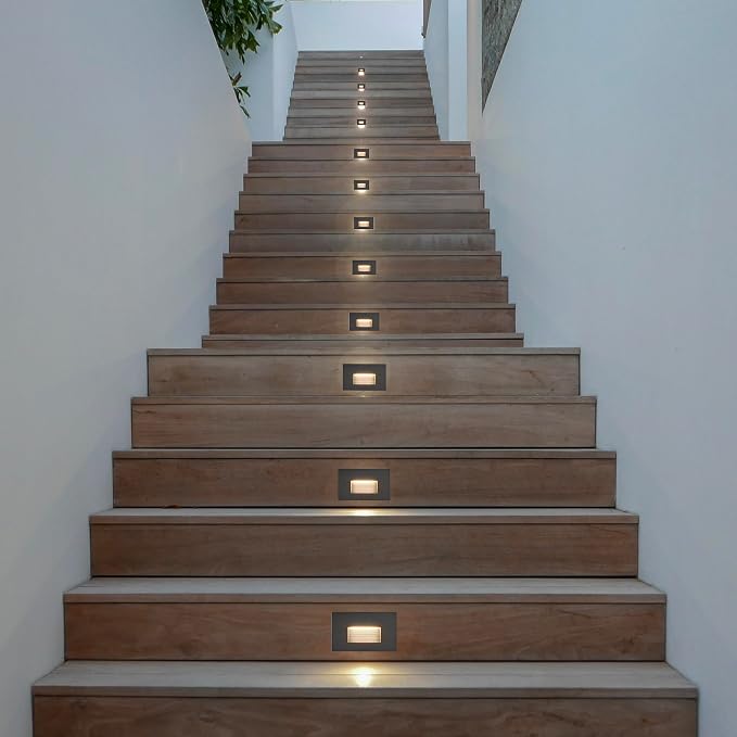 Maxxima Horizontal LED Step Light, Indoor/Outdoor Stair Light, 3 CCT Color - Image 6