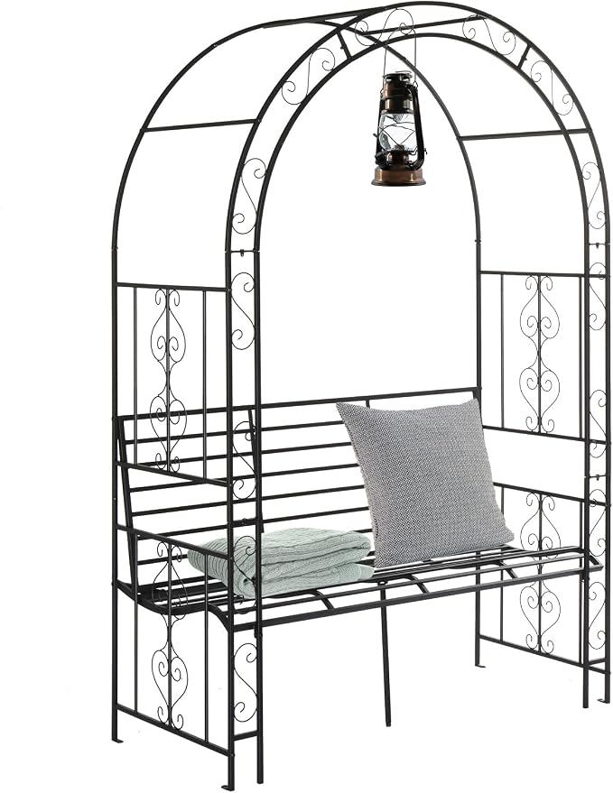 Garden Arbor with Garden Bench, 7FT Wedding Arches by Unknown