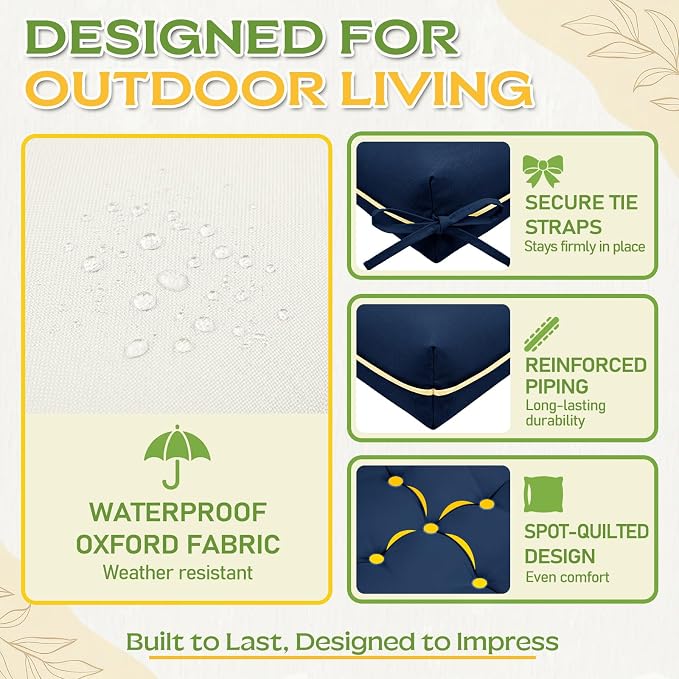 AS AWESLING 60×40 INCH Oxford Fabric Swing Cushions - Image 8