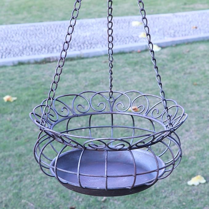 Metal Hanging Planters, Plant Hanger Basket Decorative Plant Pot Holder - Image 8