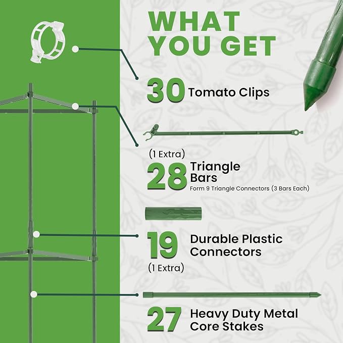 Tomato Cage - Large Trellis Stakes and Plant Support Structures - Image 2