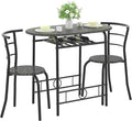 VECELO 3-Piece Dining Table Set by VECELO