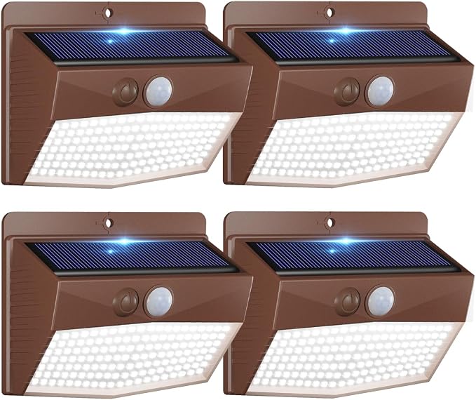 Solar Outdoor Lights Motion Sensor Solar Security Lights Waterproof by Peasur