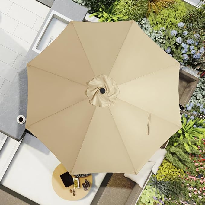MASTERCANOPY Patio Umbrella 9 ft Replacement Canopy - Image 6