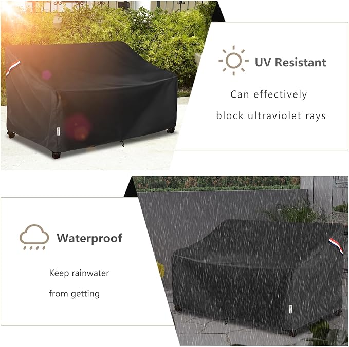 Outdoor Furniture Covers Waterproof Heavy Duty 3 Seater Outdoor Couch Cover - Image 6