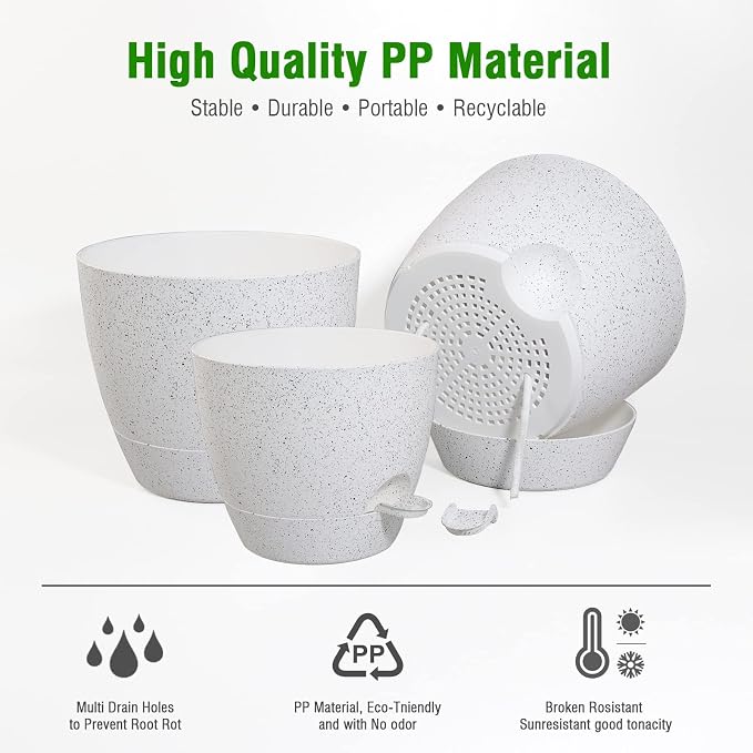10/9/8 inch Self Watering Pots - Image 6