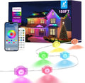 150FT Permanent Outdoor Lights for House, Smart Color Change LED Waterproof by BonvePet
