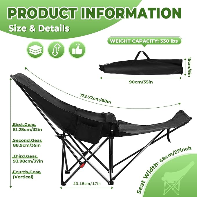 Karenhi Reclining Camping Chair - Image 3