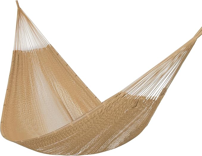 PNAEUT Handwoven Mayan Hammock, Thick Soft Rope Double Hammock by PNAEUT