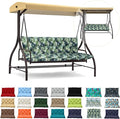 Waterproof Porch Swing Cushion Replacement, Thick 4" 2–3 Seat Outdoor Swing by RUFXIEZW