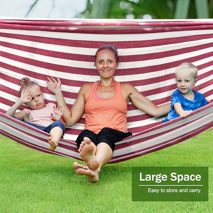 MOSFiATA Hammocks Portable Camping Hammock Upgraded 550lb Thickened Fabric - Image 5