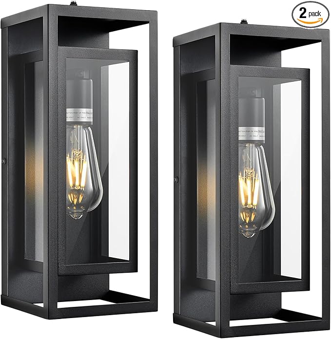 14" Outdoor Wall Lights Fixtures Dusk to Dawn Exterior Lighting Fixtures by AIBISOD
