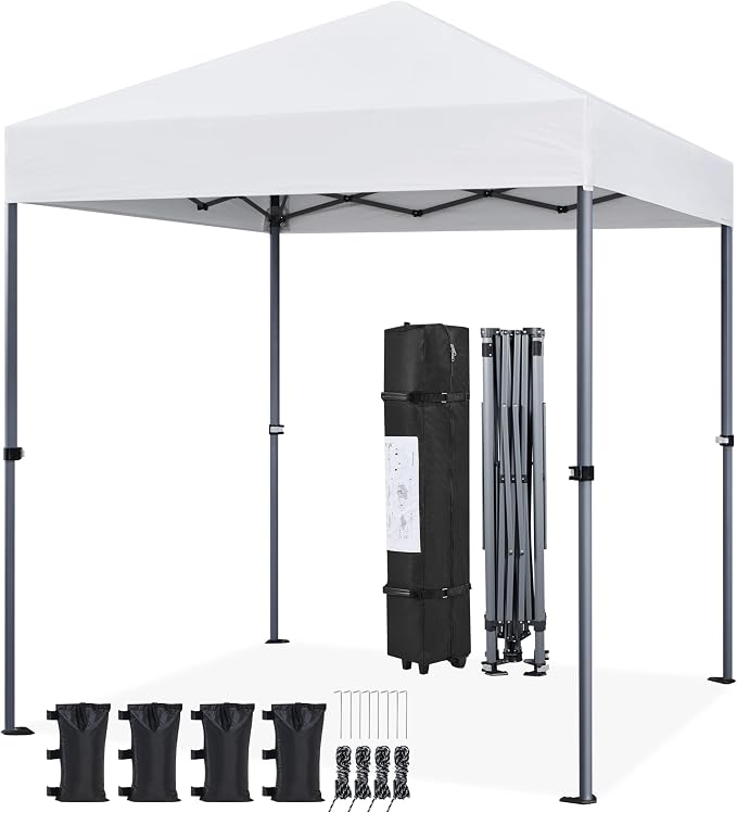 Yaheetech 6.6×6.6 Pop Up Canopy Easy Set-up Tent, Portable Outdoor Canopy by Yaheetech