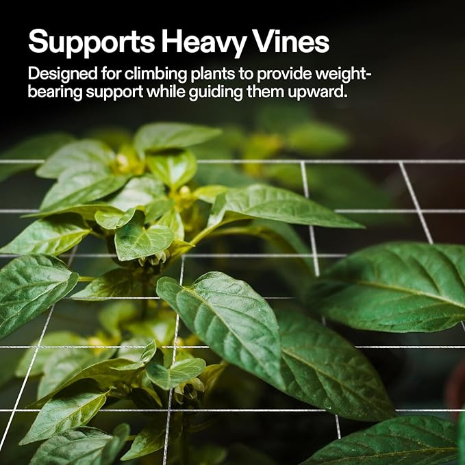 VIVOSUN 5 x 30 ft. Plant Trellis Netting, Heavy-Duty Polyester Grow Net - Image 2