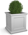 Mayne Fairfield 28-Inch Square Planter – Weather-Resistant Planter by Mayne