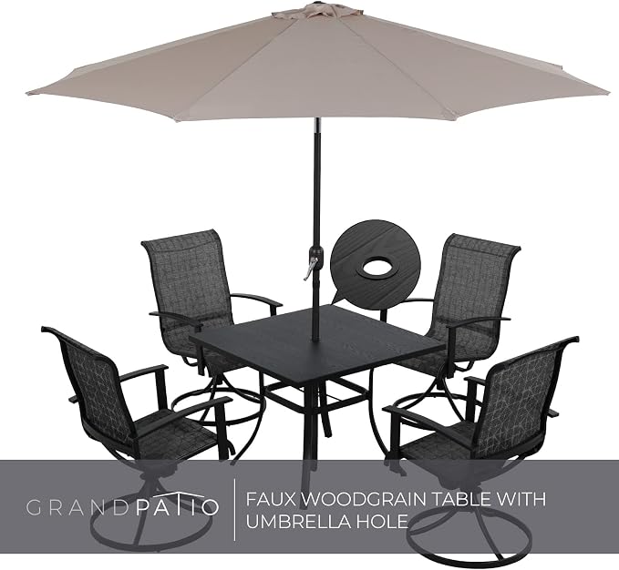 Grand patio Patio Dining Set for 4, Outdoor Dining Set - Image 8