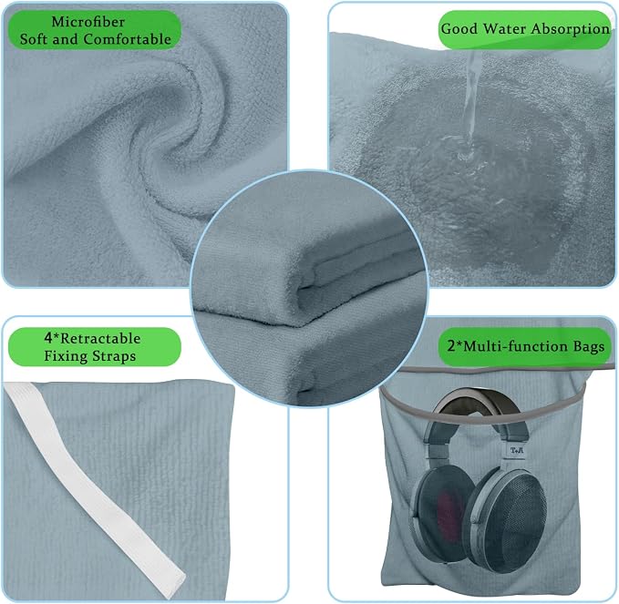 Lounge Chair Towel Cover, Beach Chair Cover - Image 2