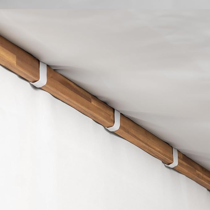 Scott Living Outdoor Acacia Wood Daybed - Image 11
