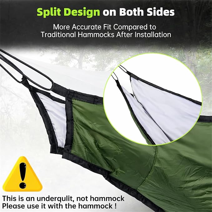 Hammock Underquilt for Camping Hammock, Full Length Camping Quilt for - Image 5
