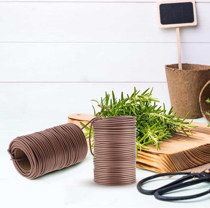 130 Feet Soft Plant Tie Brown Twist Garden Ties - Image 7