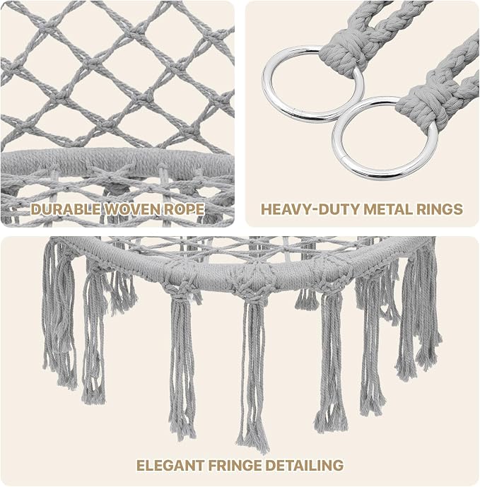 Monibloom Hanging Hammock Chair - Image 5