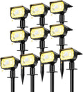 nipify 10 Pack Solar Spot Lights Outdoor Motion Sensor by Nipify