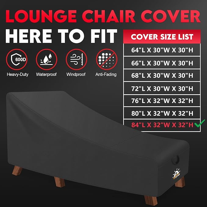 Zettum Outdoor Lounge Chair Cover - Image 3