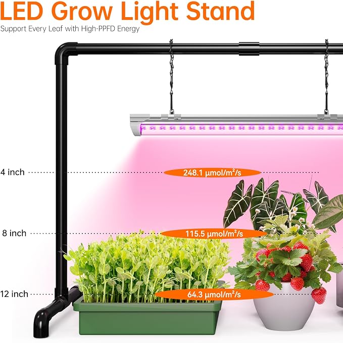 Bstrip Grow Light Stand, 1.3ft 18W Grow Light - Image 4