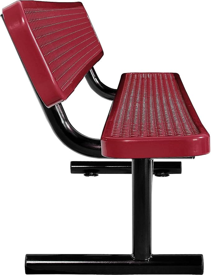 Global Industrial 8'L Heavy Duty Expanded Metal Mesh Bench - Image 3