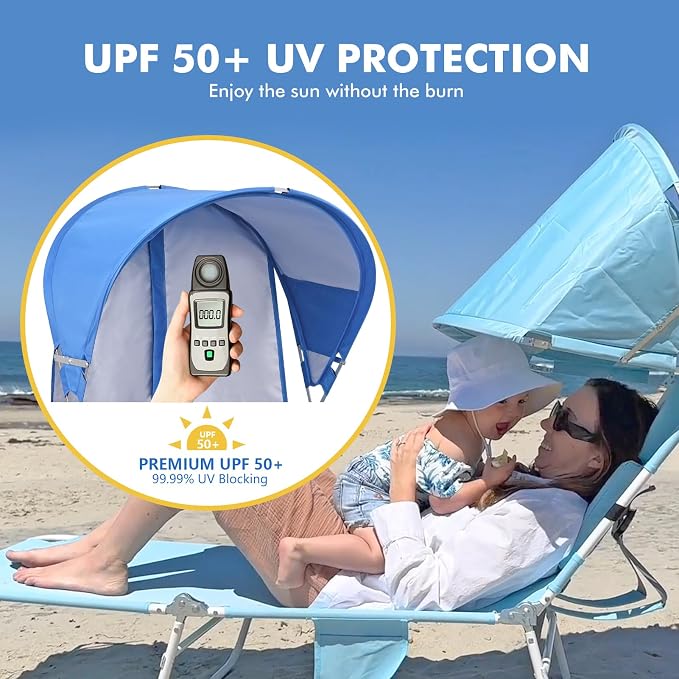 Backpack Beach Tanning Chair - Image 3