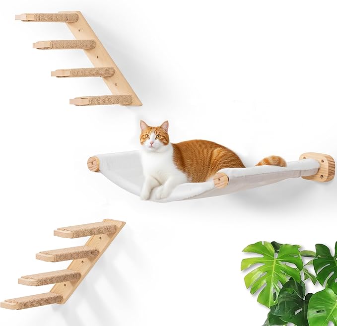 Cat Wall Hammock Set of 3, Wall Shelves by PELUOMOZ