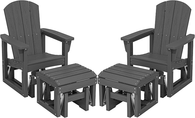 SERWALL Outdoor Glider Chair Set of 2 by SERWALL