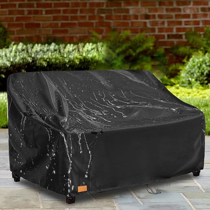 Outdoor 3-Seater Sofa Cover, Heavy Duty Patio Furniture Covers Waterproof - Image 6
