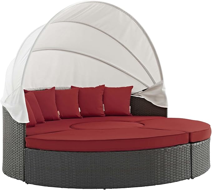 Modway Sojourn Outdoor Patio Sunbrella Sectional Daybed - Image 2