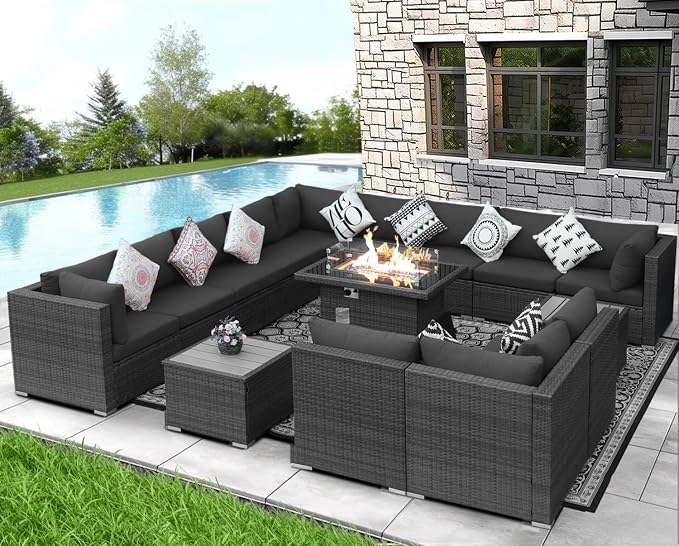 NICESOUL 15 Piece Outdoor Patio Furniture Set - Image 2