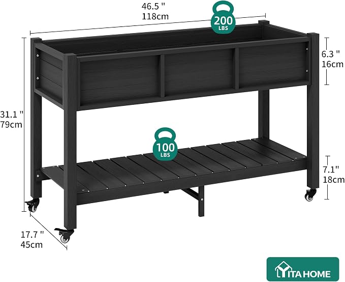 YITAHOME Raised Garden Bed HDPE - Image 4