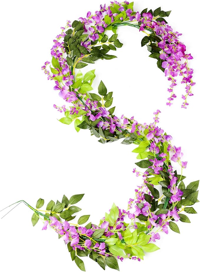 Lvydec Wisteria Artificial Flowers Garland - Image 7