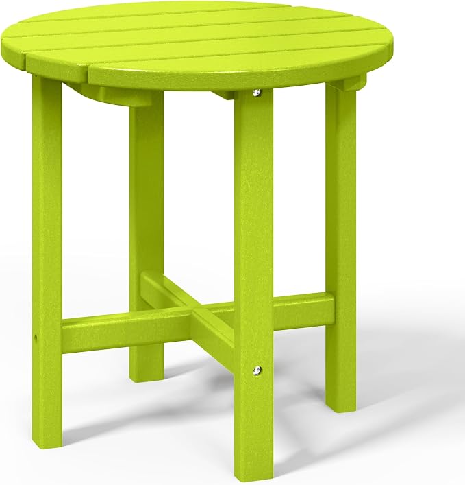 WestinTrends Dylan Adirondack Round Outdoor Side Table - Image 4