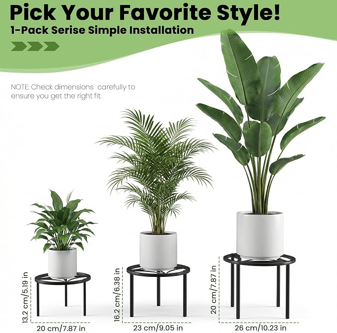 TOSKING Heavy Duty Metal Plant Stand - Image 9