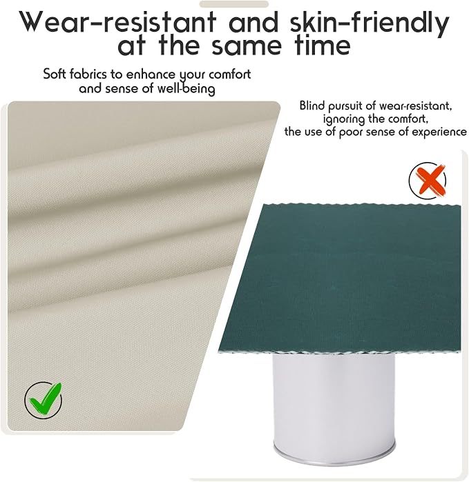 Outdoor Daybed Cushion Cover, Outdoor Waterproof and Fade-Resistant Sun Bed - Image 4