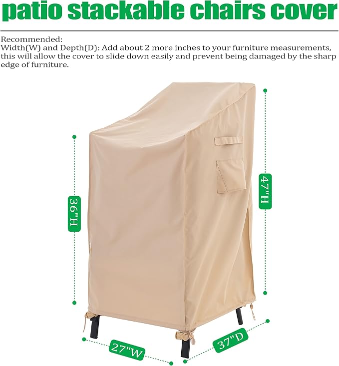 F&J Outdoors Waterproof UV Resistant Heavy Duty Patio Cover - Image 2