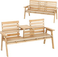Tangkula Outdoor Fir Wood Bench by TANGKULA