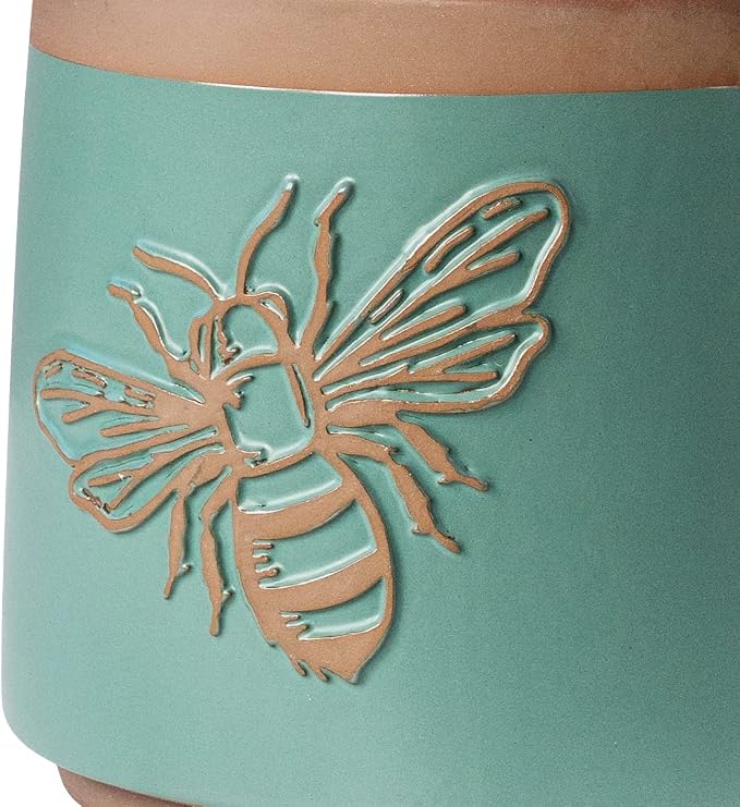YBX Terracotta Pots Inch with Drainage Holes, Bee Decor, Ceramic Pots - Image 4